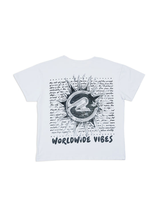 CAMISETA WORLDWIDE VIBES BLANCA